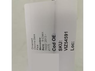 bontott MERCEDES-BENZ S-CLASS Első Lökhárító Díszléc