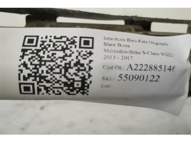 bontott MERCEDES-BENZ S-CLASS Első Lökhárító Merevítő (Fém)