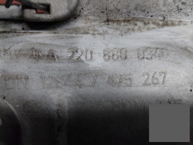 bontott MERCEDES-BENZ S-CLASS Első Lökhárító (Részeivel)