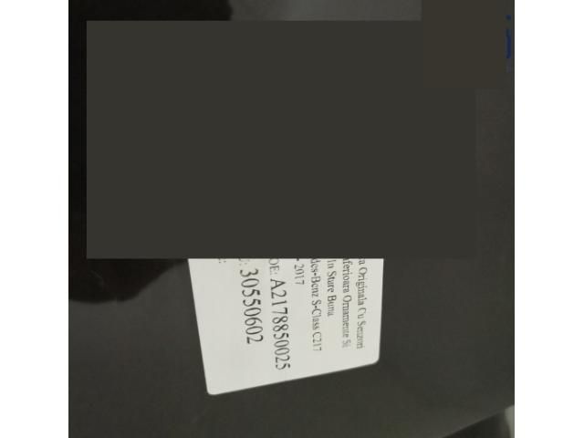 bontott MERCEDES-BENZ S-CLASS Első Lökhárító (Részeivel)