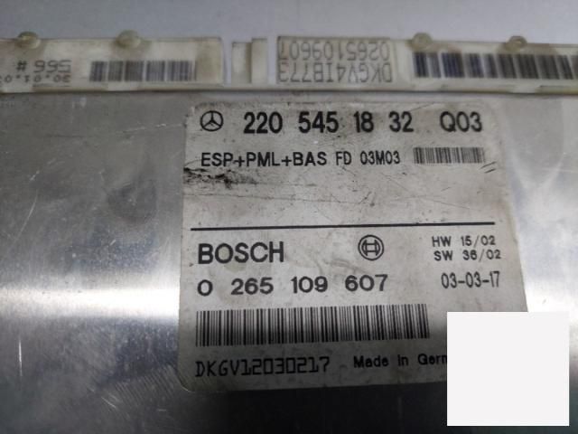 bontott MERCEDES-BENZ S-CLASS Futómű Vezérlő Modul