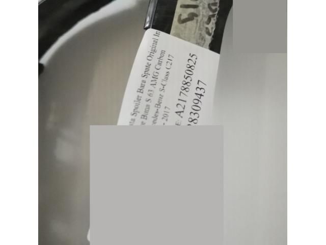 bontott MERCEDES-BENZ S-CLASS Hátsó Lökhárító Alsó (Műanyag)