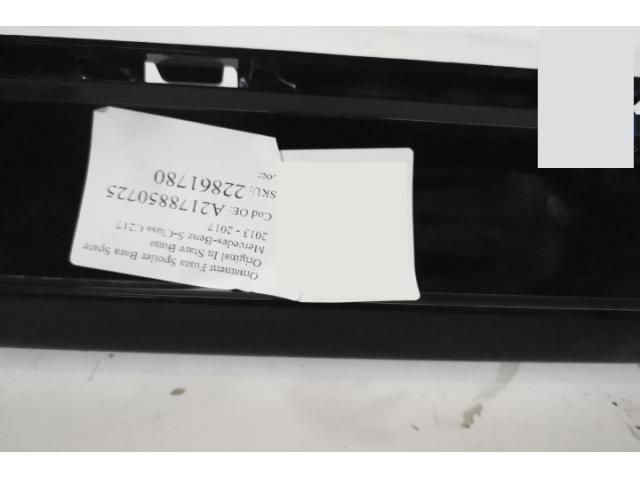 bontott MERCEDES-BENZ S-CLASS Hátsó Lökhárító Alsó (Műanyag)