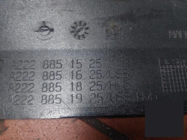 bontott MERCEDES-BENZ S-CLASS Hátsó Lökhárító (Üresen)