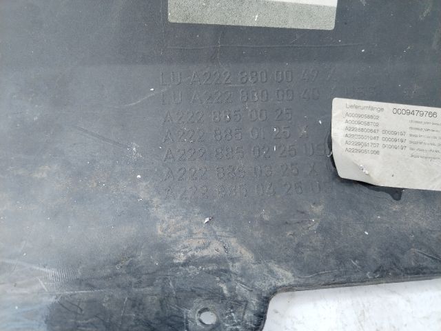 bontott MERCEDES-BENZ S-CLASS Hátsó Lökhárító (Üresen)