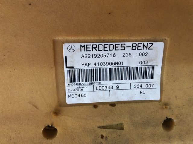 bontott MERCEDES-BENZ S-CLASS Hátsó Ülés