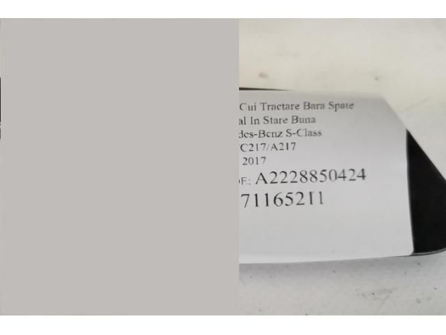 bontott MERCEDES-BENZ S-CLASS Hátsó Vonószem Burkolat