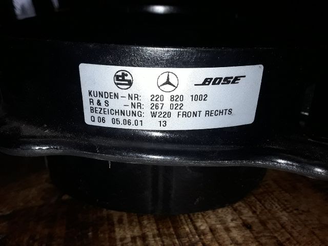 bontott MERCEDES-BENZ S-CLASS Jobb első Hangszóró
