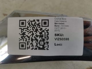 bontott MERCEDES-BENZ S-CLASS Jobb első Lökhárító Díszléc