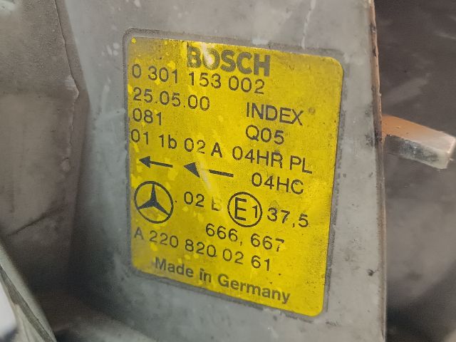 bontott MERCEDES-BENZ S-CLASS Jobb Fényszóró