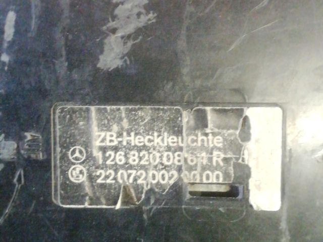 bontott MERCEDES-BENZ S-CLASS Jobb Hátsó Lámpa Foglalat