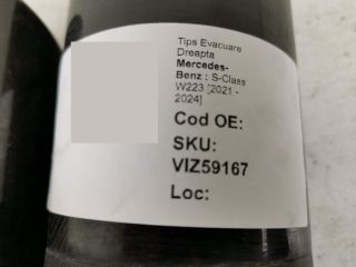 bontott MERCEDES-BENZ S-CLASS Jobb Kipufogó Vég