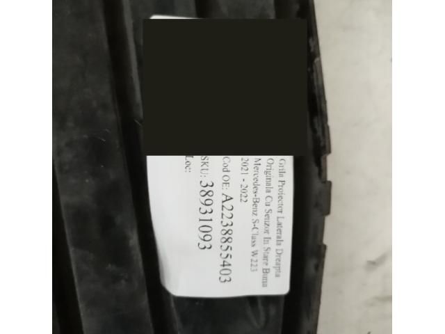 bontott MERCEDES-BENZ S-CLASS Jobb Ködlámpa Rács