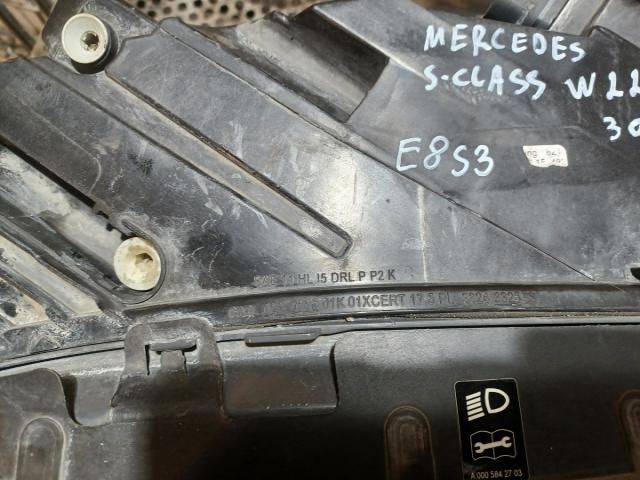 bontott MERCEDES-BENZ S-CLASS Jobb Ledes Fényszóró