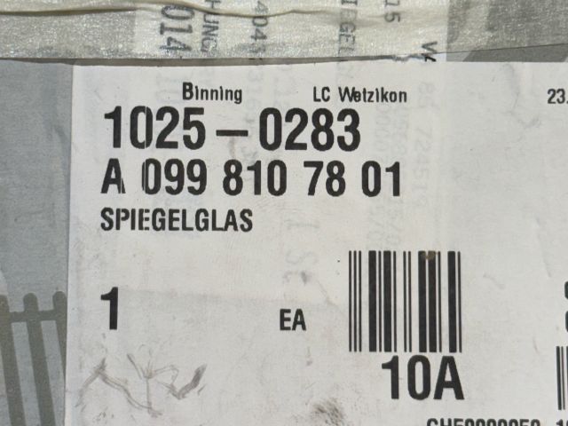 bontott MERCEDES-BENZ S-CLASS Jobb Tükörlap