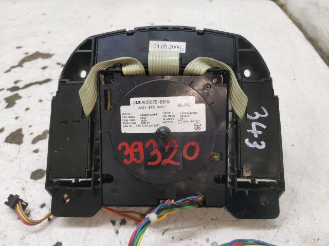 bontott MERCEDES-BENZ S-CLASS Középkonzol Vezérlő Panel