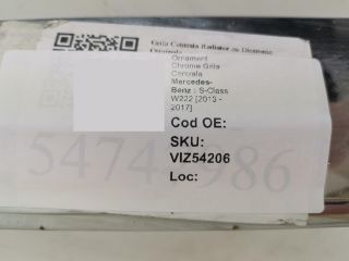 bontott MERCEDES-BENZ S-CLASS Középső Műszerfal Díszléc