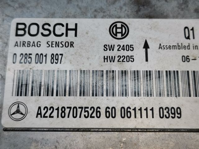 bontott MERCEDES-BENZ S-CLASS Légzsák Elektronika