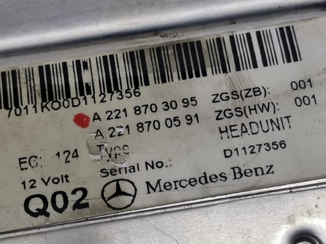 bontott MERCEDES-BENZ S-CLASS Rádió / CD