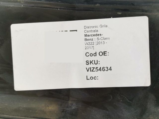 bontott MERCEDES-BENZ S-CLASS Distronic Vezérlő Panel