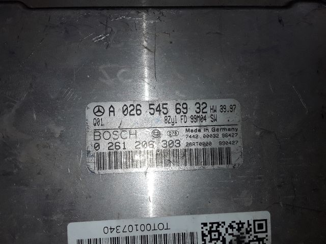 bontott MERCEDES-BENZ S-CLASS Motorvezérlő