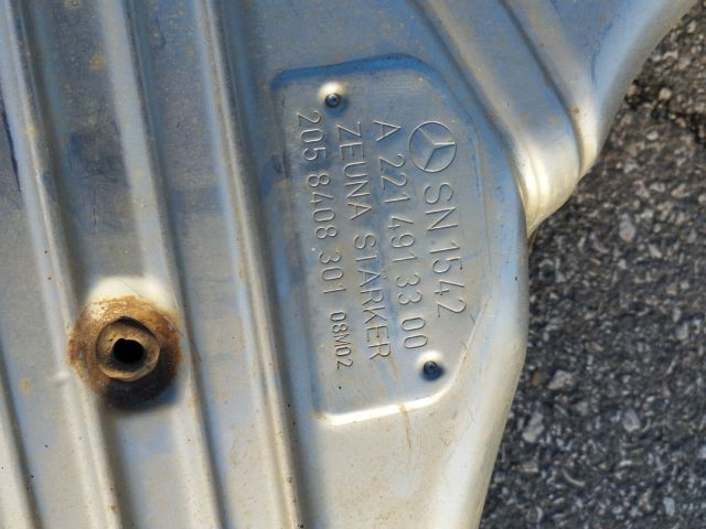 bontott MERCEDES-BENZ S-CLASS Komplett Kipufogó Rendszer