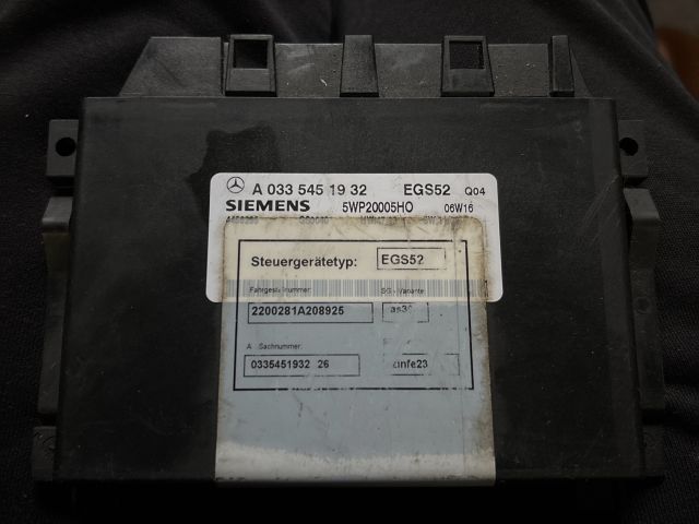 bontott MERCEDES-BENZ S-CLASS Automata Váltó Elektronika