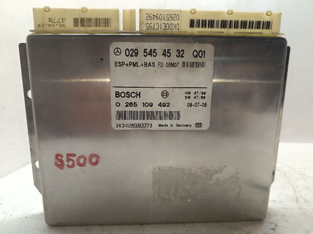 bontott MERCEDES-BENZ S-CLASS Menetstabilizátor Elektronika