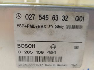 bontott MERCEDES-BENZ S-CLASS Menetstabilizátor Elektronika