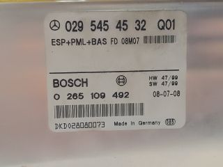 bontott MERCEDES-BENZ S-CLASS Menetstabilizátor Elektronika