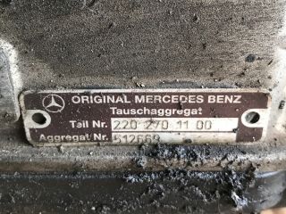 bontott MERCEDES-BENZ S-CLASS Automata Váltó