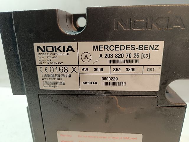 bontott MERCEDES-BENZ S-CLASS Telefon Elektronika