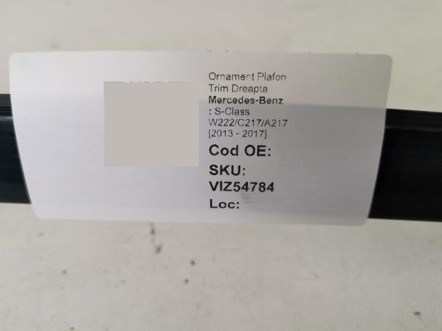bontott MERCEDES-BENZ S-CLASS Tető Díszléc