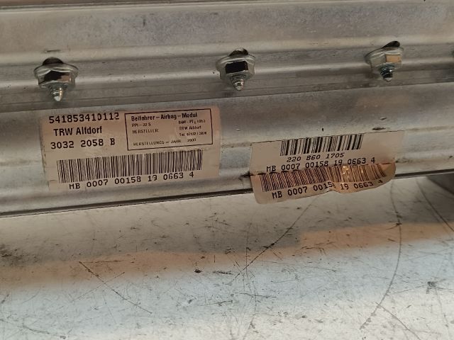 bontott MERCEDES-BENZ S-CLASS Utasoldali Légzsák