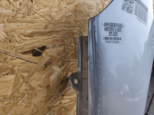 bontott MERCEDES-BENZ SL Jobb első Sárvédő