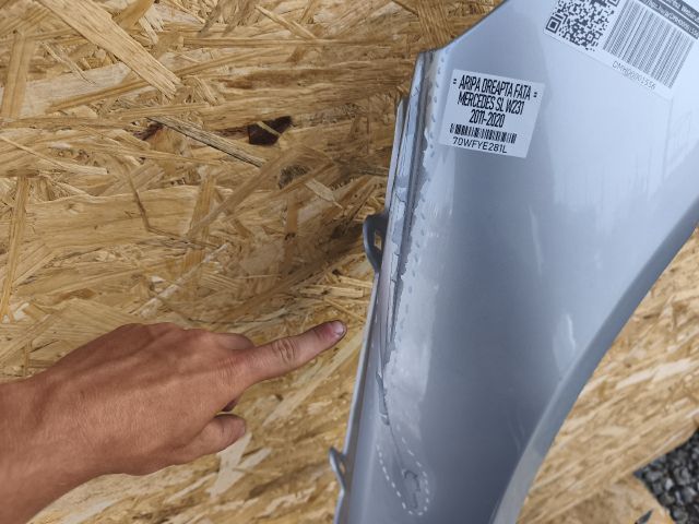 bontott MERCEDES-BENZ SL Jobb első Sárvédő