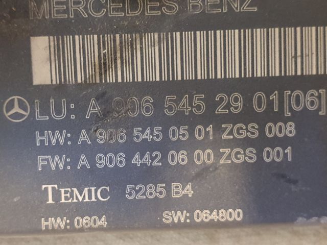 bontott MERCEDES-BENZ SPRINTER Biztosítéktábla Motortér