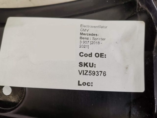 bontott MERCEDES-BENZ SPRINTER Hűtőventilátor