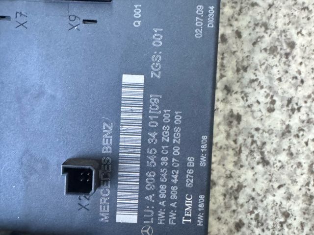 bontott MERCEDES-BENZ SPRINTER Komfort Elektronika