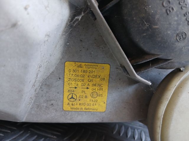 bontott MERCEDES-BENZ VANEO Bal Fényszóró