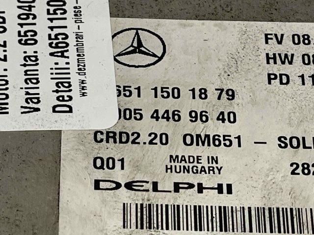 bontott MERCEDES-BENZ VITO Motorvezérlő