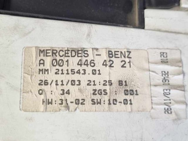 bontott MERCEDES-BENZ VITO Kilométeróra