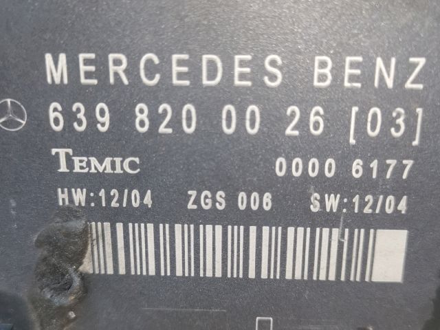 bontott MERCEDES-BENZ VITO Bal első Ajtó Vezérlőegység