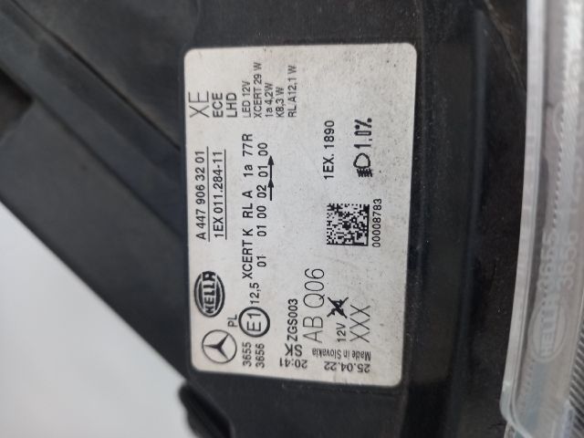 bontott MERCEDES-BENZ VITO Bal Fényszóró