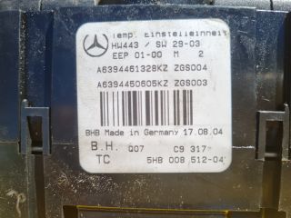bontott MERCEDES-BENZ VITO Fűtéskapcsoló (manuális klímás)