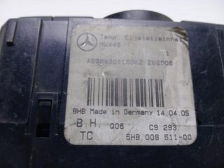 bontott MERCEDES-BENZ VITO Fűtéskapcsoló (manuális klímás)