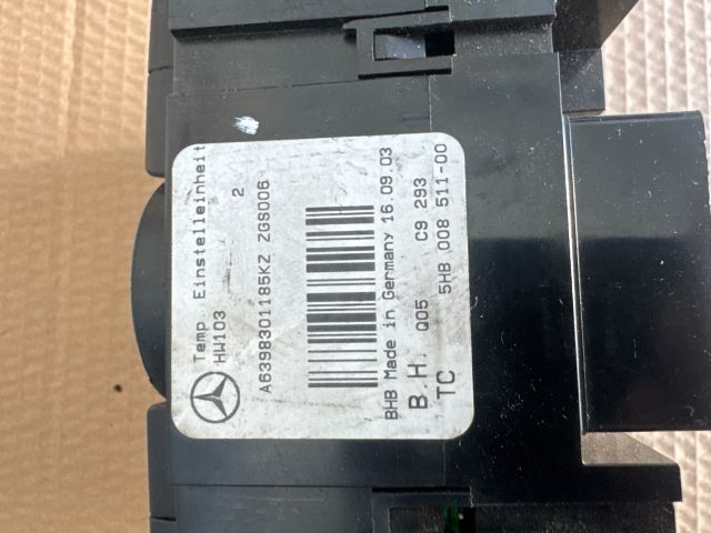 bontott MERCEDES-BENZ VITO Fűtéskapcsoló (Nem klímás)