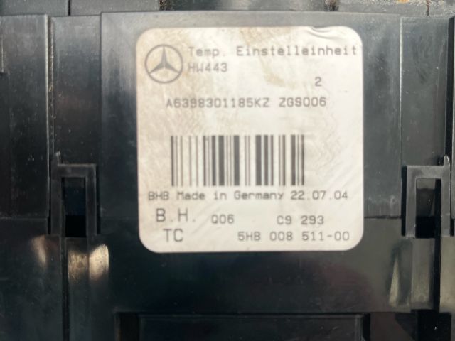 bontott MERCEDES-BENZ VITO Fűtéskapcsoló (Nem klímás)
