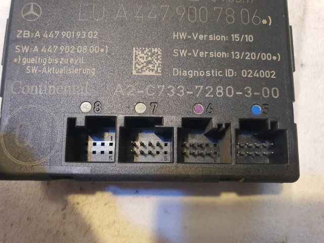 bontott MERCEDES-BENZ VITO Jobb első Ajtó Vezérlőegység