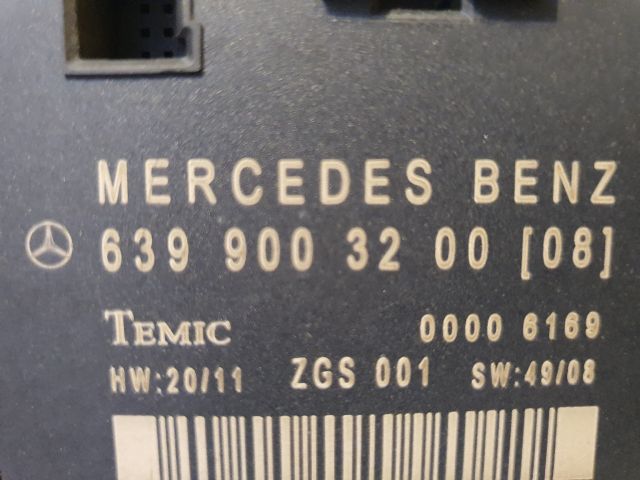 bontott MERCEDES-BENZ VITO Jobb első Ajtó Vezérlőegység